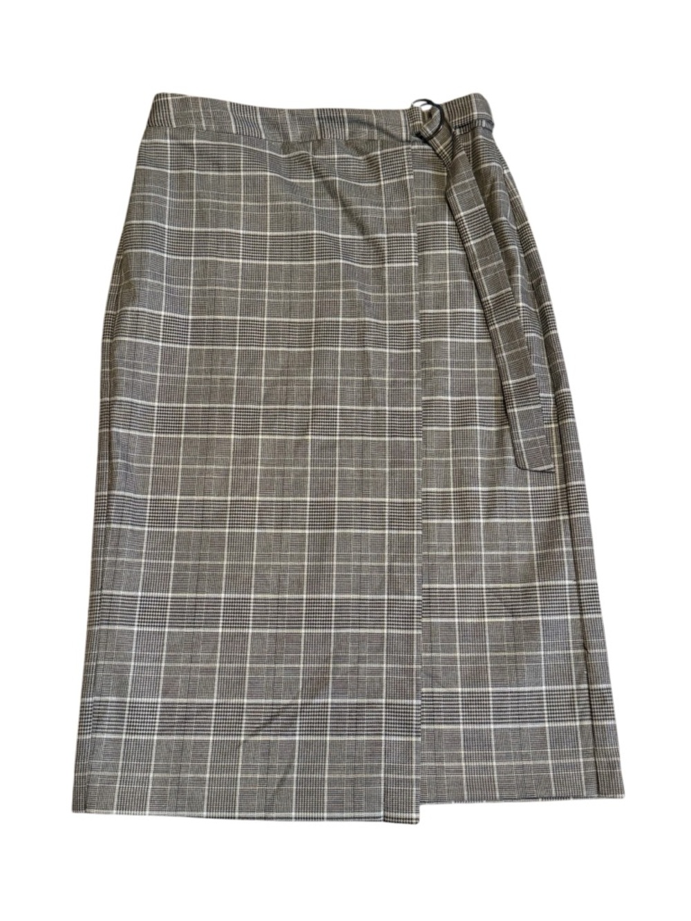 Banana Republic Plaid Wrap Pencil Midi Skirt Size 6